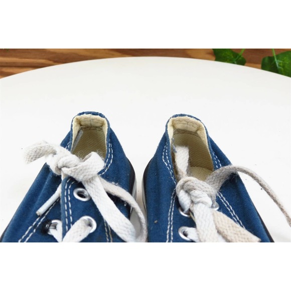 Converse AllStar Toddler Boys 5 Medium Blue Low Top‎ Fabric 7j237 - Picture 3 of 6